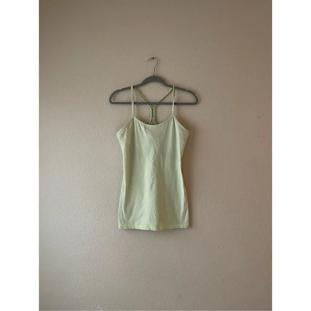 Lululemon green‎ workout tank size 10